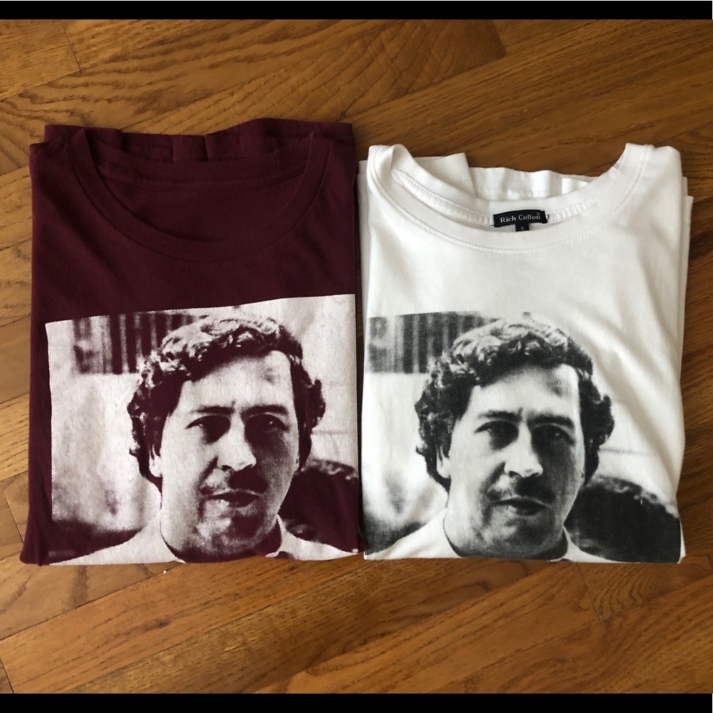 BUNDLE OF TWO Pablo Escobar T-shirts